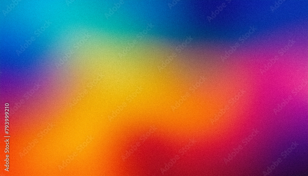 Aufkleber textured gradient background blending a spectrum of bright colors with a grainy overlay