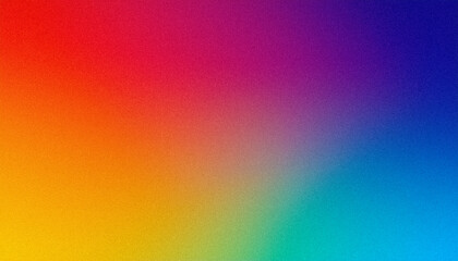 Fototapeta premium Vibrant rainbow spectrum background with grain texture