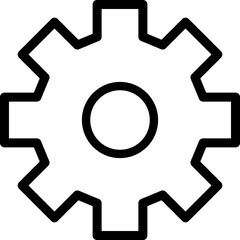 Gear Icon. Setting Icon.