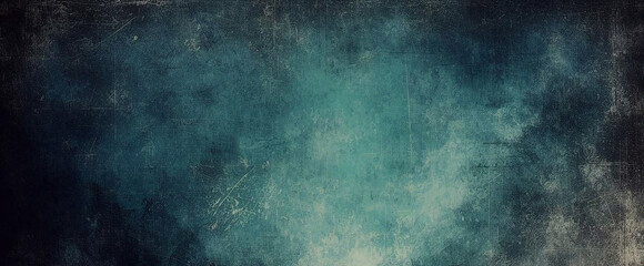 Fototapeta premium Abstract art painting black aqua teal white. Posters, covers, prints. Abstract wall art. Digital interior art. abstract texture. For design, print, wallpaper, poster, card, mural, rug.