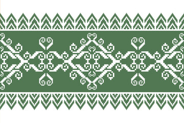 Traditional ethnic,geometric ethnic fabric pattern for textiles,rugs, wallpaper,clothing,sarong,batik,wrap,embroidery,print, background,cover,vector illustration,green,white,orange patterns