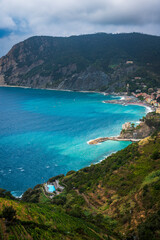 Magic of the Cinque Terre. Timeless images. Monterosso, the port, the beach and the ancient village