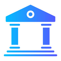 bank gradient icon