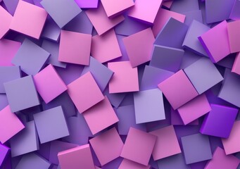 Purple and pink squares