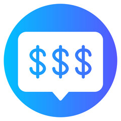 chat gradient icon