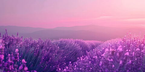 Obraz premium Smooth gradient from lavender to deep violet, mysterious and enchanting, perfect for luxury beauty products or mystical themed goods 
