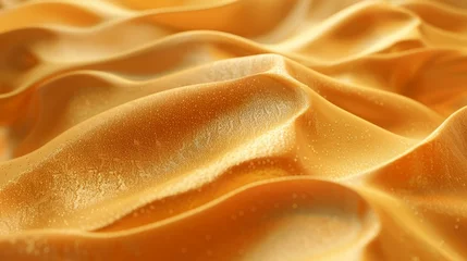 Poster b'Golden Waves of Sand Rippling in the Desert' © Molostock