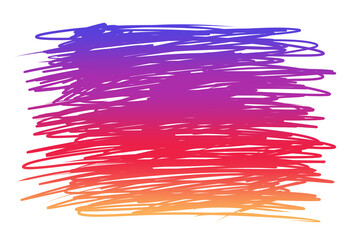 brush stroke instagram gradient social media colour transparent template