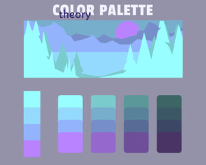 paleturquoise lightskyblue lightskyblue violet color palette color theory, rgb color palette, harmonious colours catalog