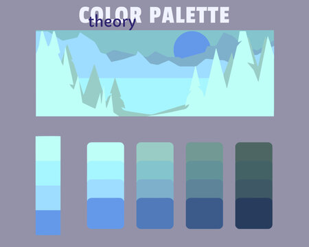 paleturquoise paleturquoise lightskyblue cornflowerblue color palette color theory, rgb color palette, harmonious colours catalog