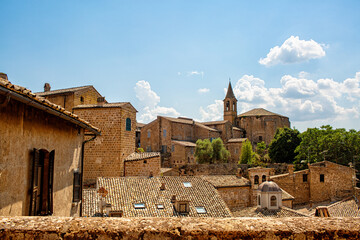 Orvieto, small italian medieval town, Umbria, Italy. - obrazy, fototapety, plakaty
