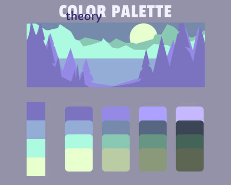 slateblue lightsteelblue paleturquoise lightgoldenrodyellow color palette color theory, rgb color palette, harmonious colours catalog