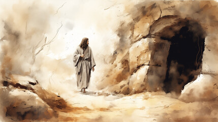 Resurrection of Jesus Christ on Easter is a cornerstone of Christianity, illustrating the unwavering faith of believers in the holy teachings of the Bible and the divine presence of God.