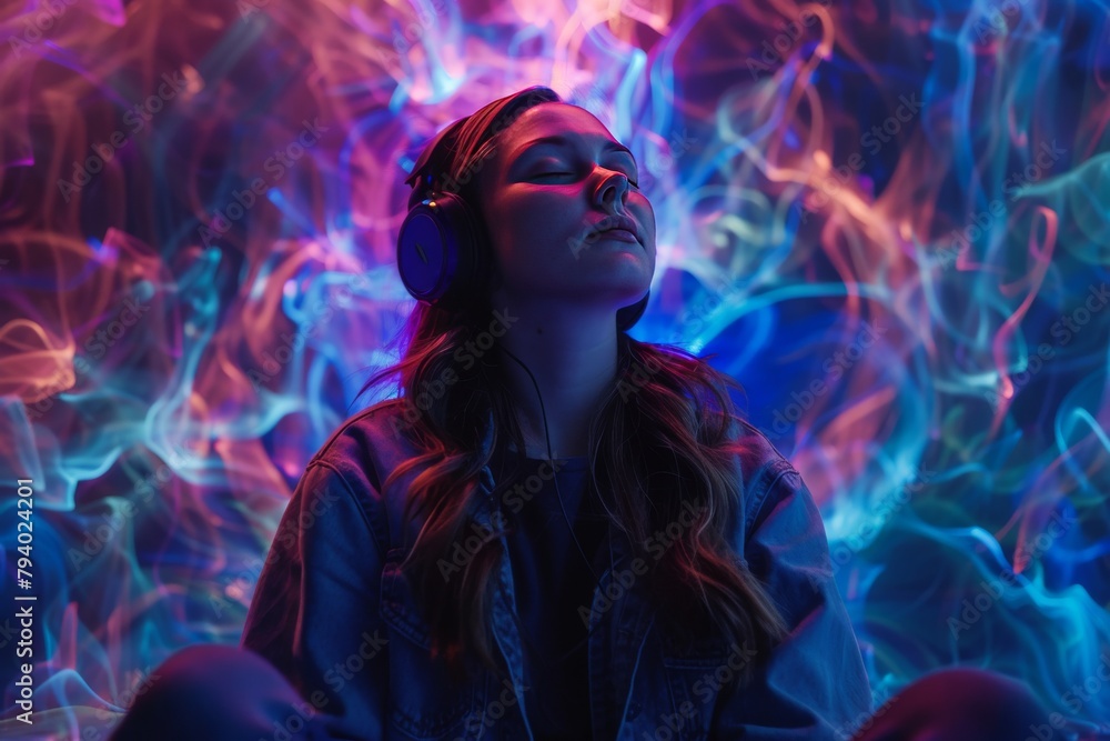 Poster maintaining restful calm in sleep cycles: techniques for mindfulness and cognitive neuroscience inte