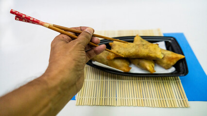 Harumaki Spring Roll typical Asian food