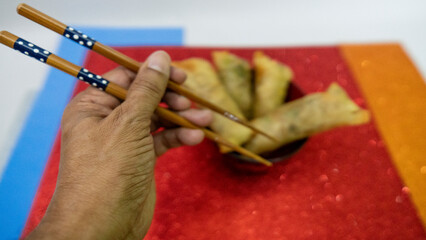 Harumaki Spring Roll typical Asian food