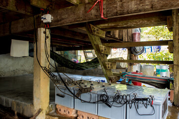 The special battery for small household solar power systems