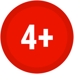 Age Restriction Colored Icon Pack