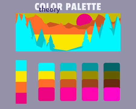 yellow greenyellow limegreen dodgerblue color palette color theory, rgb color palette, harmonious colours catalog