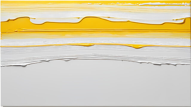 yellow paint on a wall