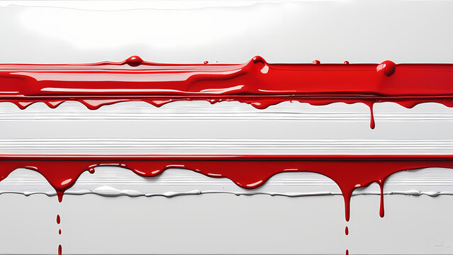 red paint splashes