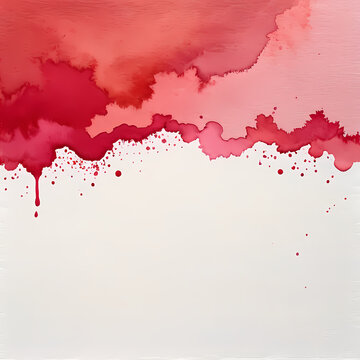red paint splashes