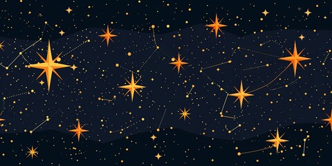 Fototapeta na wymiar A Colorful Stars illustration background