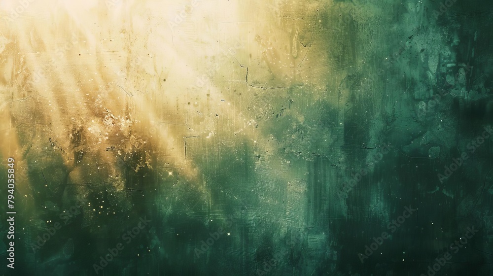 Poster grungy vintage gradient background with rough grainy texture and shining light effect