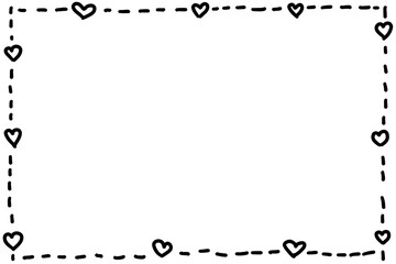 black and white frame