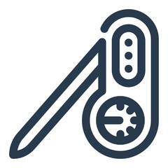 Meat Thermometer for Accurate Monitoring in BBQ Cooking