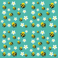 bees and flowers