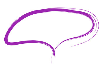 brush stroke bubble text frame text transparent template design, comment icon element png colour hand draw design