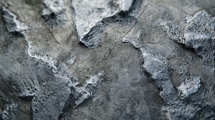 Fototapeta premium A close-up of a rough concrete wall, its imperfections and textures forming a minimalist and industrial background.