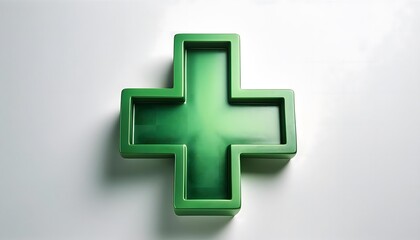 Pharmacy logo on minimalist background