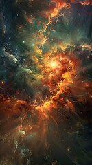 Transcendent Dimensional Rift:Scientist's Quantum Energy Harvest Unleashes Cosmic Anomaly - obrazy, fototapety, plakaty