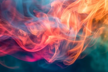 Fototapeta premium abstract background with colorful smoke