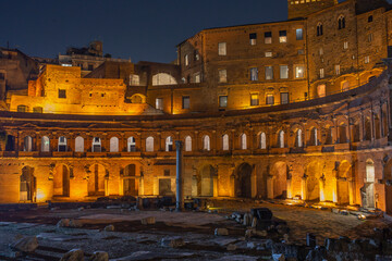 Roman Forum, also known as Foro di Cesare, or Forum of Caesar, in Rome, Italy.