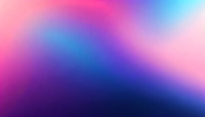 Obraz premium Blurred color gradient purple pink blue grainy color gradient background dark abstract backdrop banner poster card wallpaper website header design
