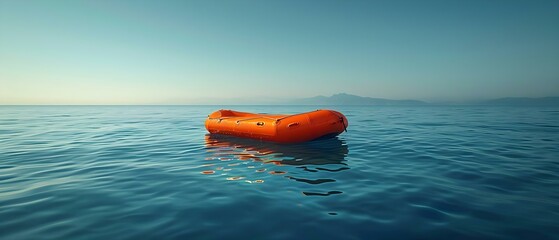 Inflatable Boat Crossings in the European Migrant Crisis. Concept Humanitarian Response, Border Control Policies, International Cooperation, Refugee Relief Efforts, European Migration Crisis - obrazy, fototapety, plakaty