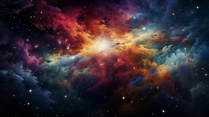 universe and smoke image 
