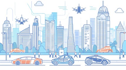Autonomous Vehicles and Drones Revolutionize Smart City Transportation
