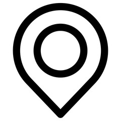 location icon, simple vector design