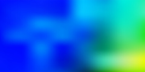 Light blue, green vector blurred pattern.
