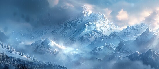 The beauty of the rugged mountains, their majestic snow-capped peaks.