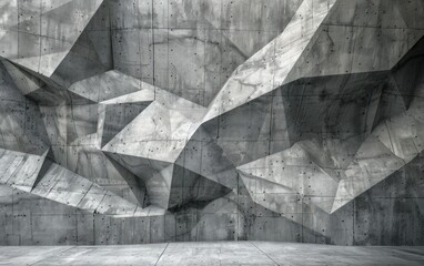 Abstract Geometric Concrete Architecture