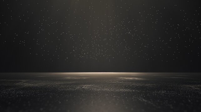 A vast expanse of empty space filled with a single, tiny speck of light, a minimalist representation of emptiness and possibility.  