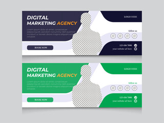 Digital marketing agency facebook cover photo design.