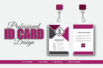I will design id cards lanyards and identity cards