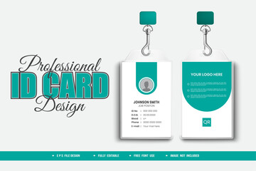 I will design id cards lanyards and identity cards
