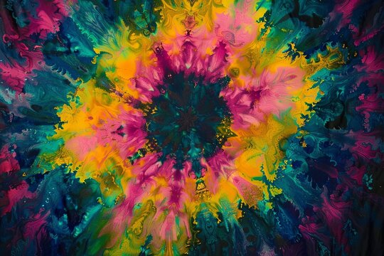 Psychedelic Ink Explosion